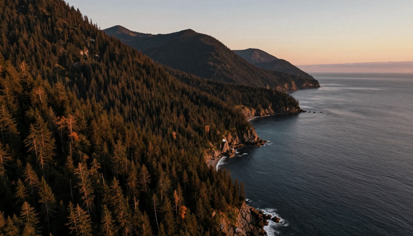 British Columbia Pacific coastline